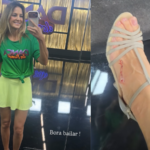 Ticiane Pinheiro exibe machucados após maratona de ensaios do Dança dos Famosos